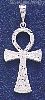 Sterling Silver DC Big Ankh Ansate Cross Charm Pendant