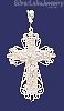 Sterling Silver DC Big Cross Crucifix Charm Pendant