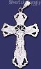 Sterling Silver DC Big Cross Crucifix Charm Pendant