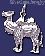 Sterling Silver Camel Animal Charm Pendant