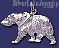 Sterling Silver Polar Bear Animal Charm Pendant
