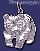 Sterling Silver Panda Bear Animal Charm Pendant