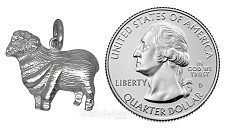 Sterling Silver Sheep Animal Charm Pendant