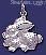 Sterling Silver Bunny Rabbit Animal Charm Pendant