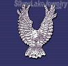 Sterling Silver Eagle (Y shape) Animal Charm Pendant