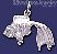 Sterling Silver Goldfish Veiltail ? Animal Charm Pendant