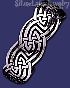 Sterling Silver Celtic Cuff Bangle 27mm