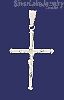 Sterling Silver Cross Crucifix Charm Pendant