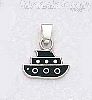 Sterling Silver Boat Charm Pendant