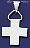 Sterling Silver Plain Cross Charm Pendant