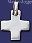 Sterling Silver Plain Cross Charm Pendant