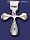 Sterling Silver Cross Charm Pendant